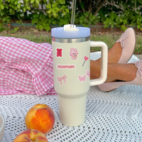 AestheticWrap™ Tumbler with Straw & Lid