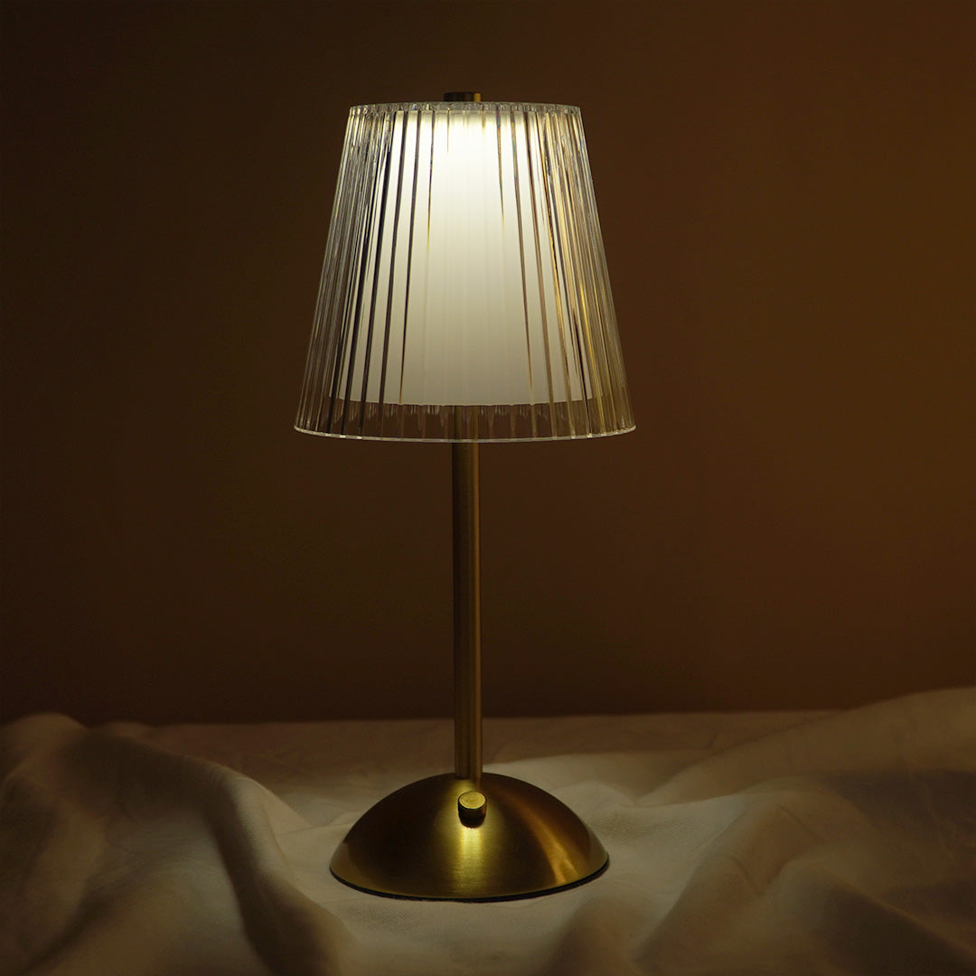 Elegant Warm Glow Table Lamp – Modern Bedside & Home Décor Light