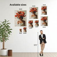 Abstract Woman Portrait Graffiti Canvas Wall Art - Memories InsiteABSTRACT WOMEN PORTRAIT GRAFFITI CANVAS WALL ART - STRECHED