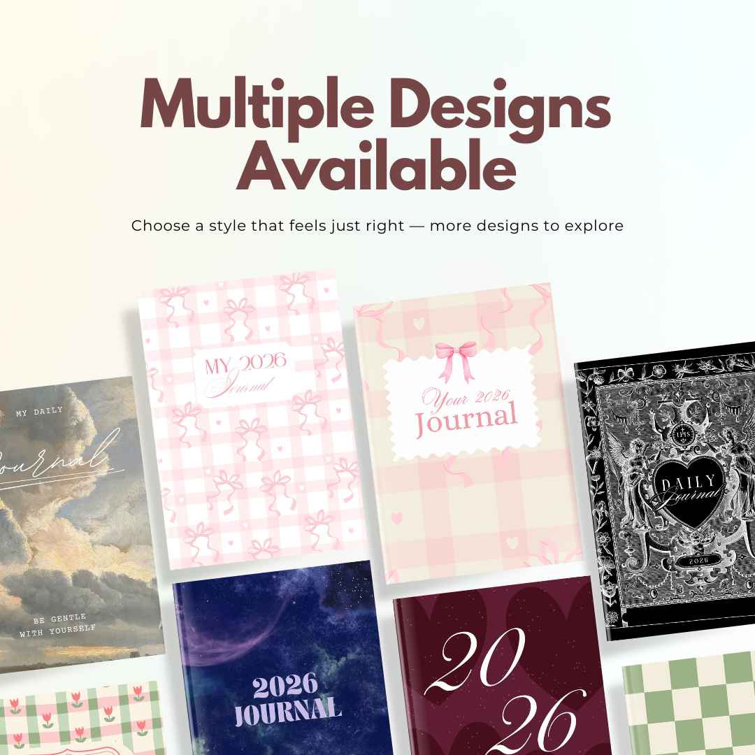 2026 Daily Journal | Elegant Pink Aesthetic Writing Notebook