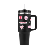 AestheticWrap™ Tumbler with Straw & Lid