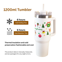Merry Christmas White Insulated Tumbler