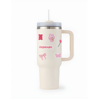 AestheticWrap™ Tumbler with Straw & Lid