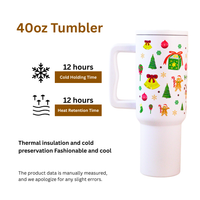 Gingerbread & Jingle Bells Christmas Theme Tumbler
