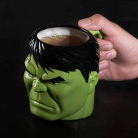 3D Hulk Ceramic Coffee Mug, The Hulk Super Hero Green Mug, Avenger Ceramic Mug, Birthday Gift Mug 450 ml