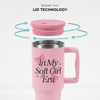 Soft Girl Era Tumbler – Leak-Proof & Stylish