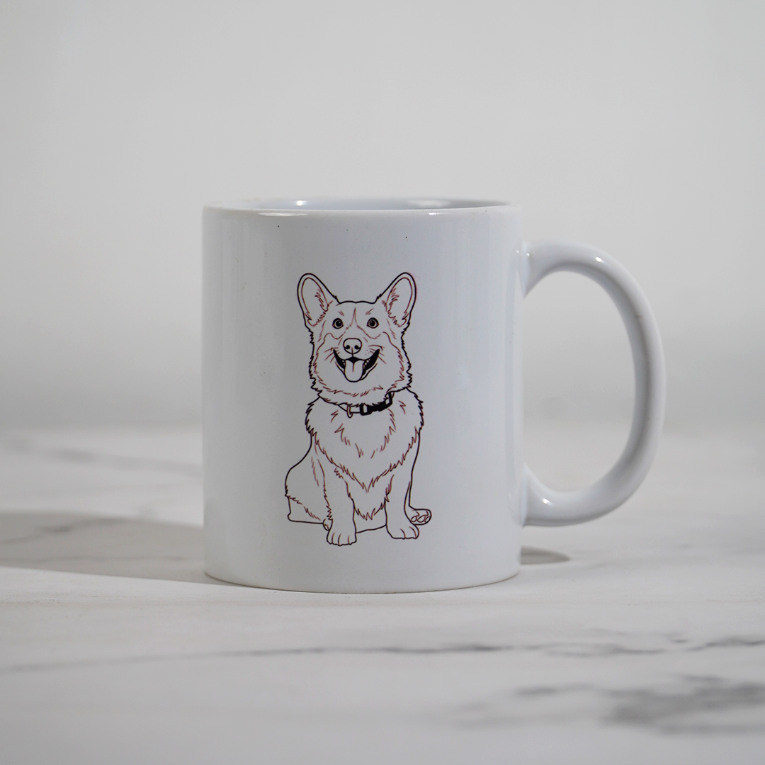 PawPrint Personalized Mug – Custom Pet Photo Mug