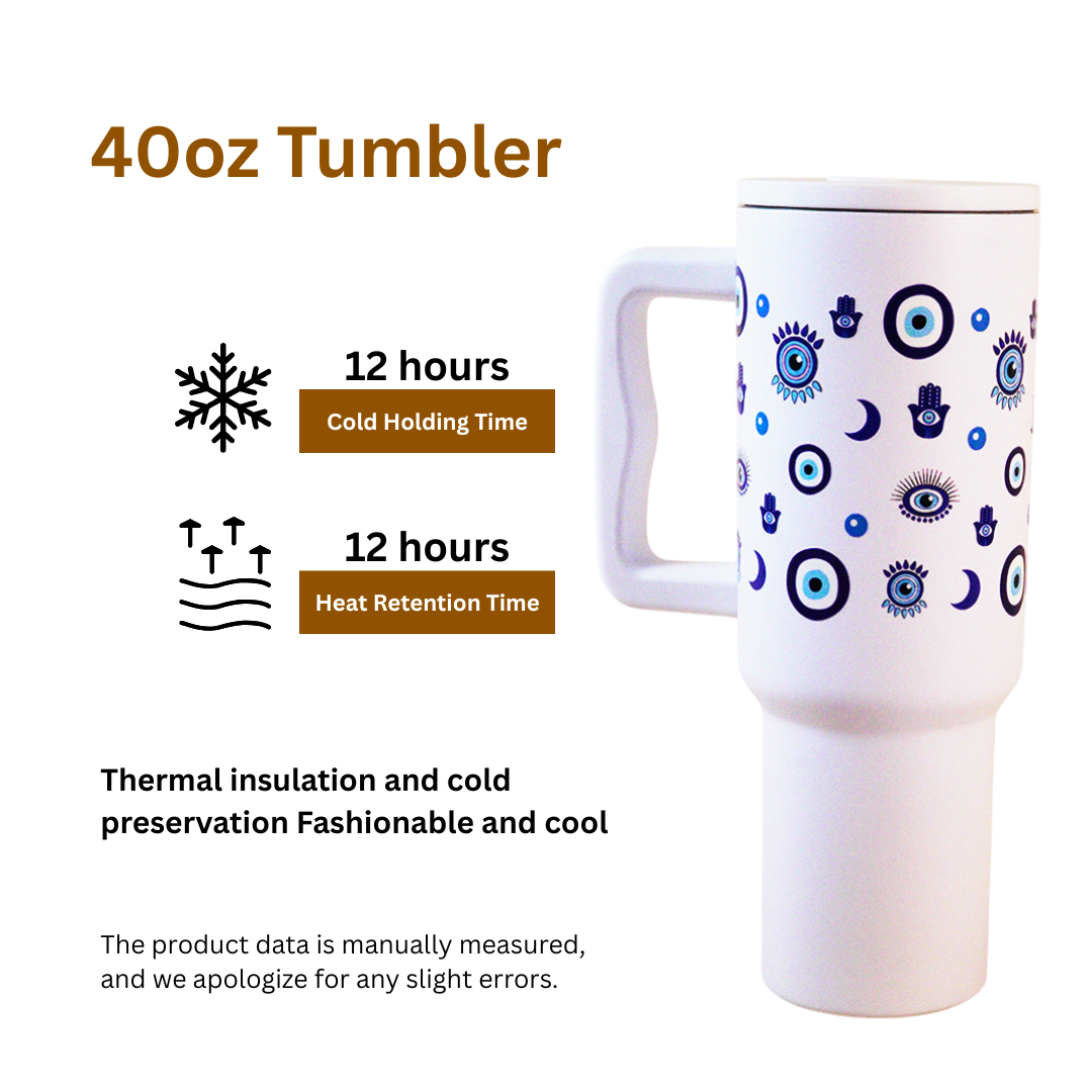 Good Vibes Only Tumbler – Evil Eye Designed Tumbler
