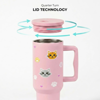 Kitty Charm Insulated Leakproof Tumbler