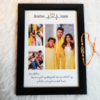 Personalized MERA BHAI  Brother Sister Photo Frame Gift