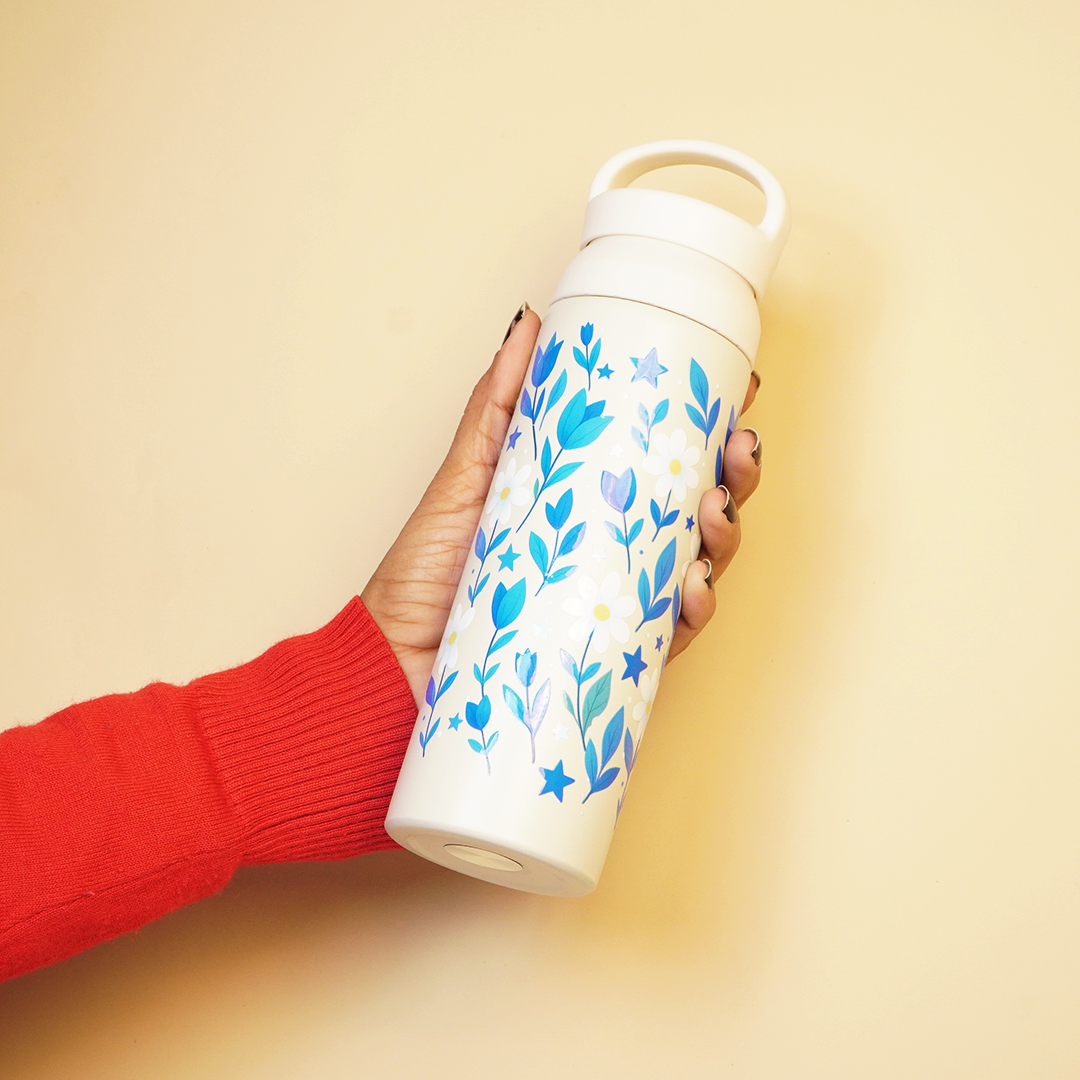 Floral Stainless Steel Insulated Tumbler