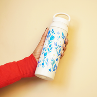 Floral Stainless Steel Insulated Tumbler