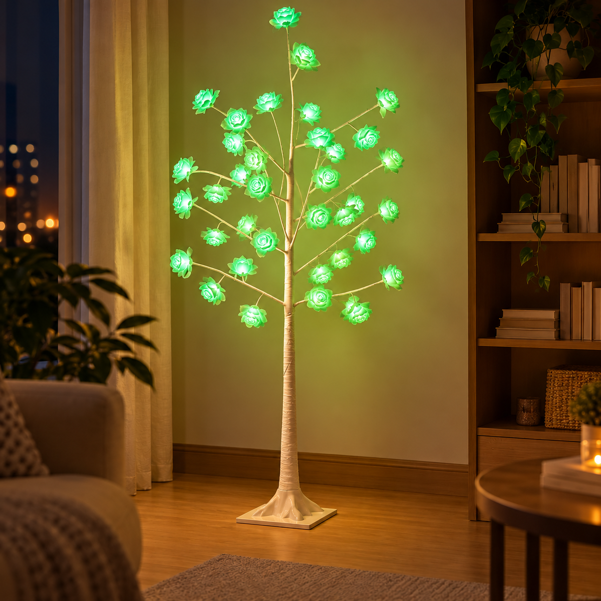 Rose Tree Light – Glowing Decorative Flower Lamp