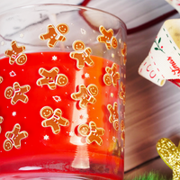 Set-3 Christmas Gingerbread Scented Glass Candles