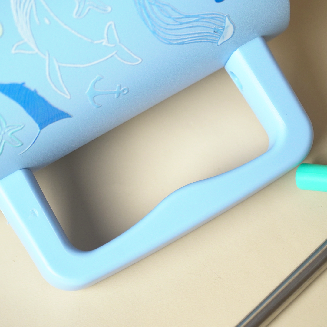 Aqua Marine Insulated Tumbler — Leakproof & Insulated (Sky Blue)