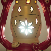 Noctra Heritage Lantern Lamp – Handcrafted Statement Light