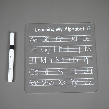 Reusable Alphabet Learning Writing Board for Kids with pen box & Cleaning Cloth