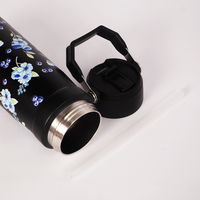 Midnight Bloom Tumbler — Leakproof & Insulated