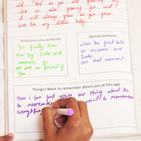 Baby Milestone Keepsake & Photo Album