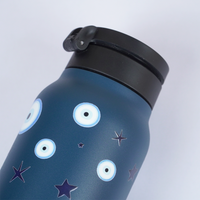 Evil Eye Print Stainless Steel Water Bottle