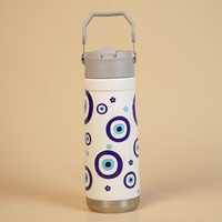 Blue Evil Eye Stainless Steel Water Bottle