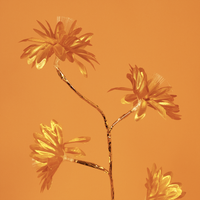 Golden LED Blossom Tree Light | Decorative Flower Lamp
