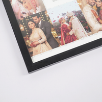Personalized Wedding Photo Collage Frame with Names | Custom Couple Memory Frame
