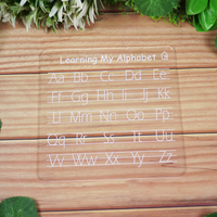 Reusable Alphabet Learning Writing Board for Kids with pen box & Cleaning Cloth