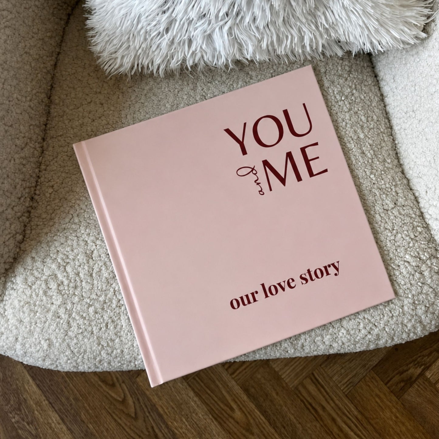 You & Me Personalized Square Photo Book