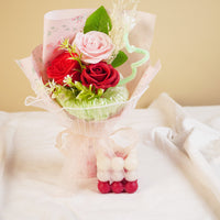 Handcrafted Artificial Rose Bouquet