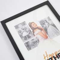 Personalized Birthday Photo Frame | Custom Happy Birthday Collage Frame with Name & Date