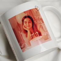 Birthday Print Custom Mug