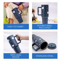 Cute Bear Tumbler with Handle