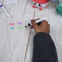 Reusable Alphabet Learning Writing Board for Kids with pen box & Cleaning Cloth