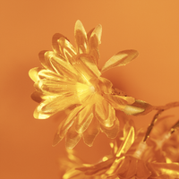 Golden LED Blossom Tree Light | Decorative Flower Lamp