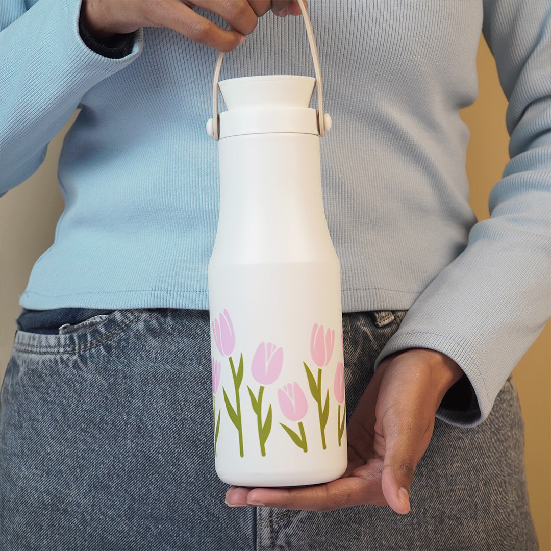 Aesthetic Leak-Proof Stainless Steel Bottle