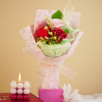 Handcrafted Artificial Rose Bouquet