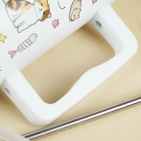 Meow Cat Insulated Tumbler— Leakproof & Insulated (White)