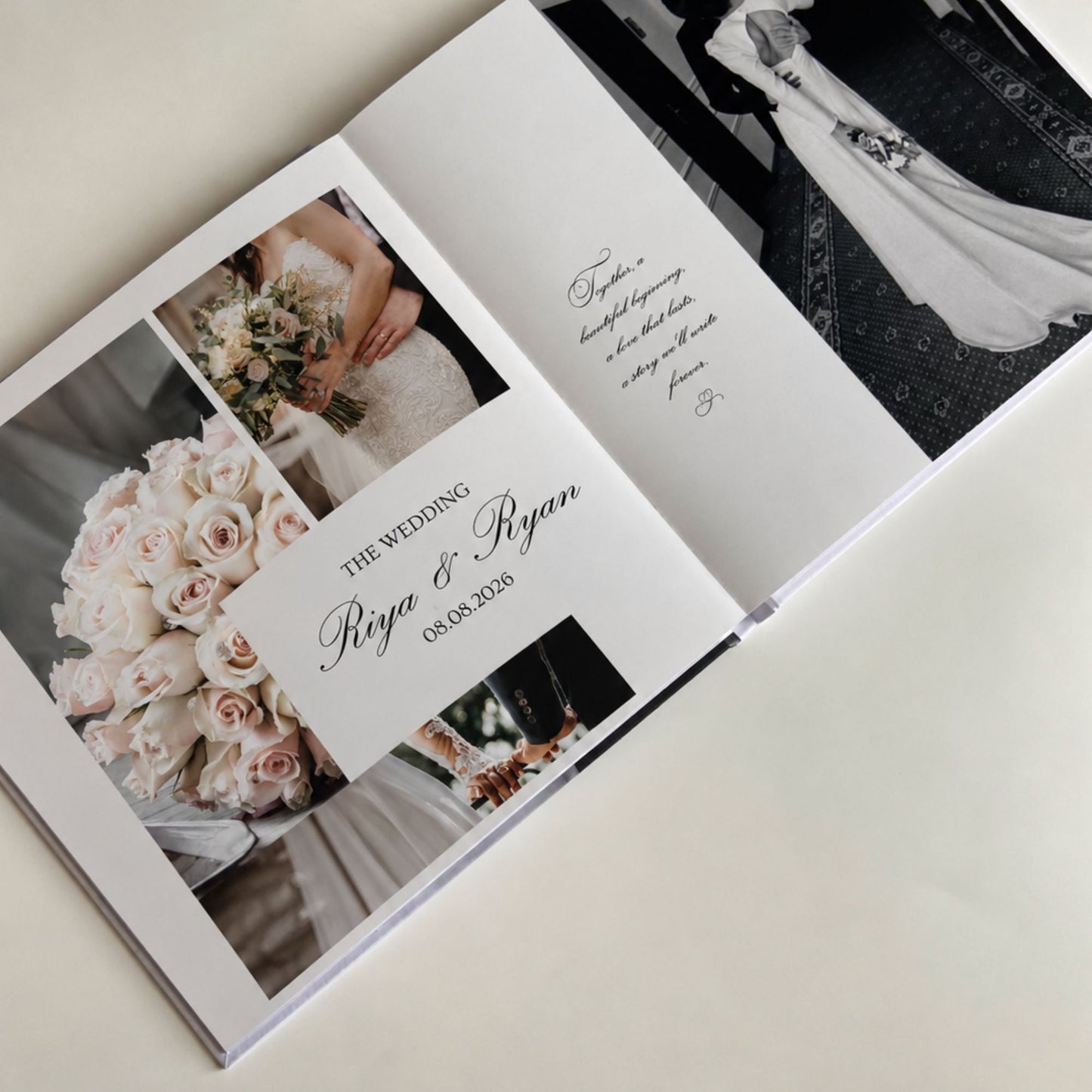 Happy Anniversary Personalized Square Photo Book | Our Forever Story