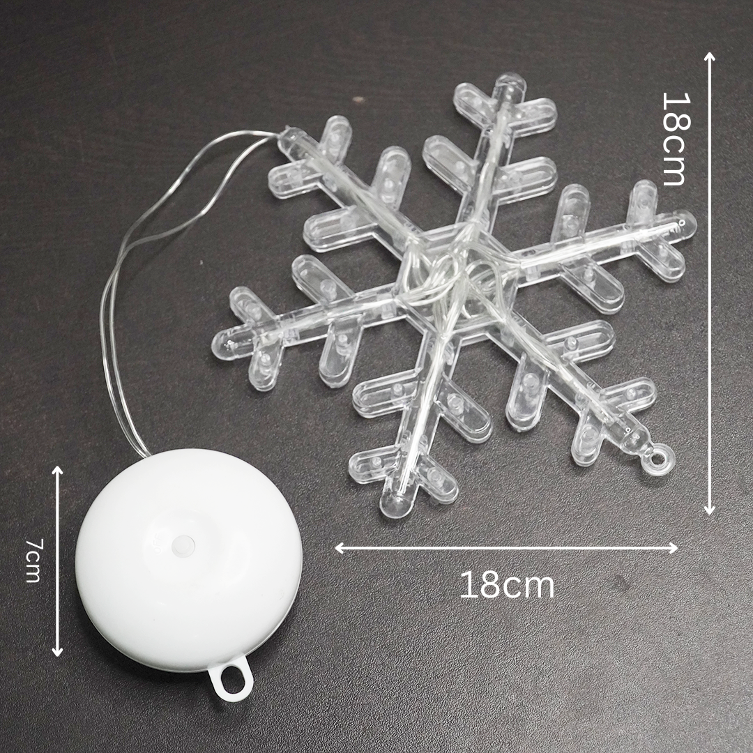 LED Snowflake Christmas Decoration Light