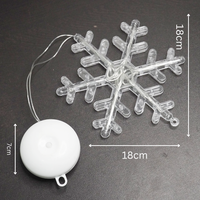 LED Snowflake Christmas Decoration Light