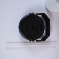 FleurFlow™ Flipstraw Tumbler with Straw & Lid