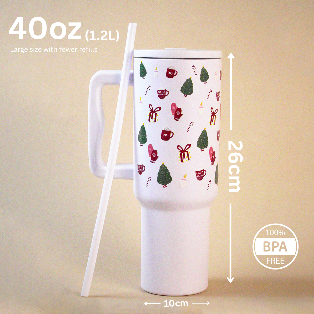 Snowy Bliss Christmas Tumbler