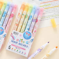 Fruit Scented Highlighters Set of 6