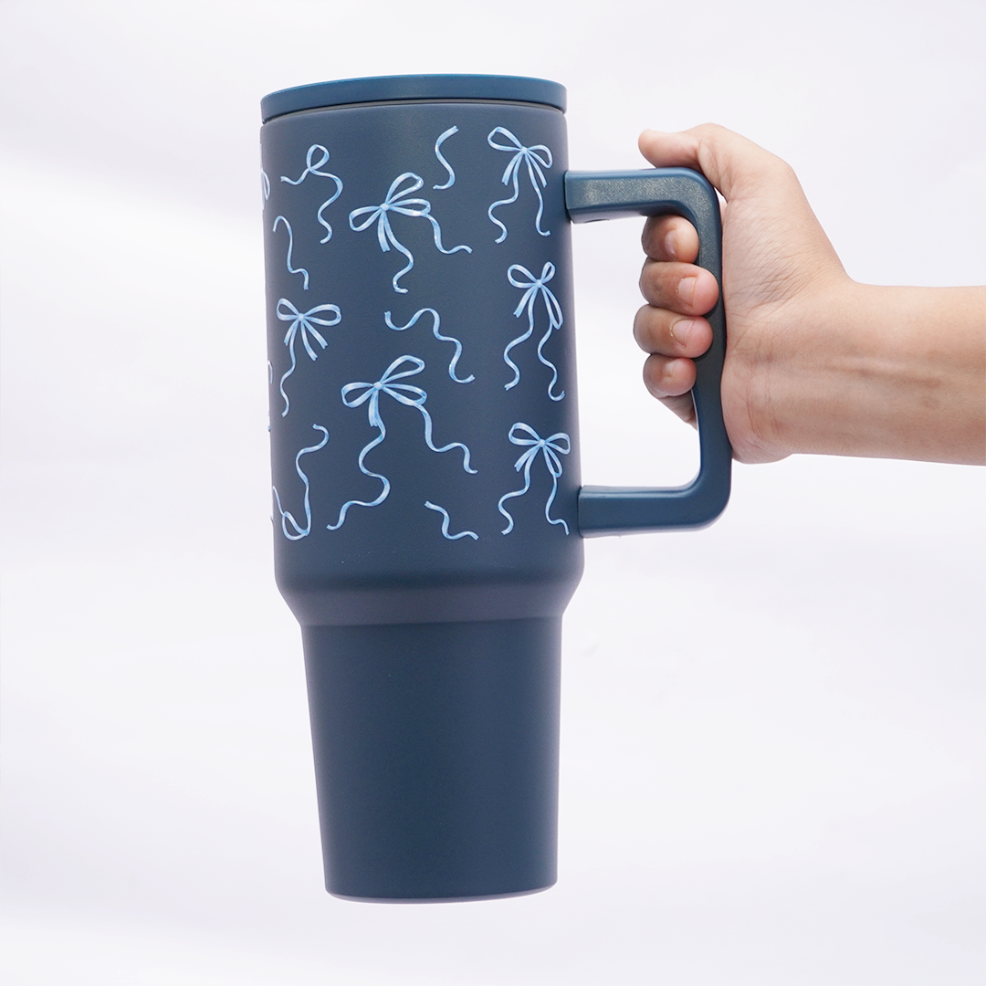 Blue  Stainless Steel Tumbler