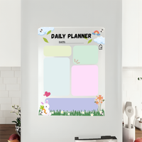 Acrylic Wall Task Planner – Reusable & Stylish Organizer for Home, Office & Kids