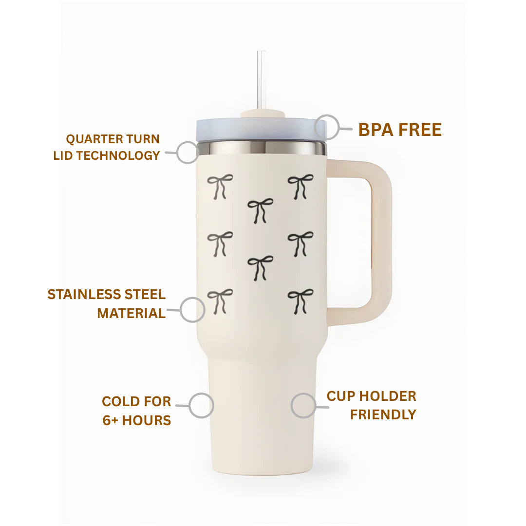 Bowsie™ Tumbler with Straw & Lid
