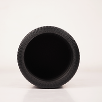 Car Tyre Makeup Brush Holder | Black Desk Organizer