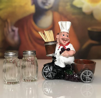 Chef Salt & Pepper Shaker Decorative Stand