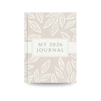 My 2026 Journal | Minimal Beige Aesthetic Daily Notebook